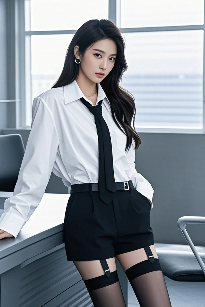 职场女神驾到，办公室瞬间亮了