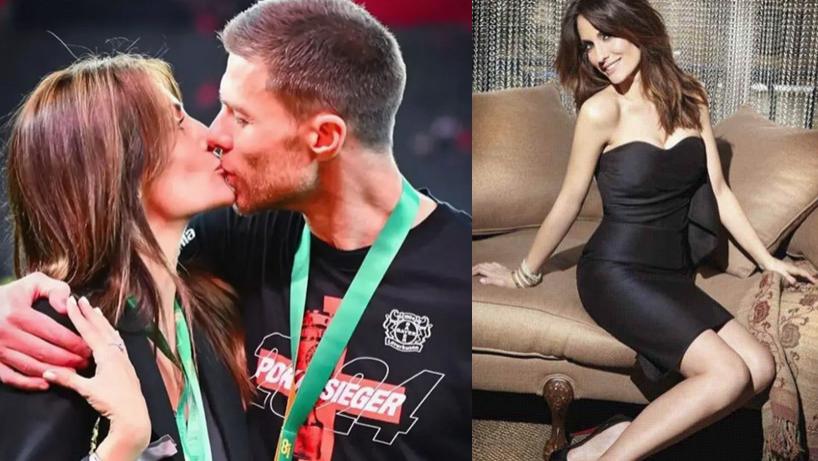 阿隆索人生赢家！复刻齐祖+皇马福帅，娶白富美，1家5口太完美