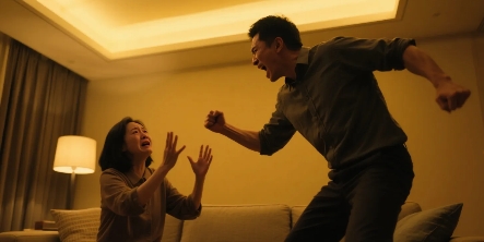 成年男人的悲哀，不交工资天天被老婆揍。
 河南夫妻互撕：交工资引发的“全武行”，