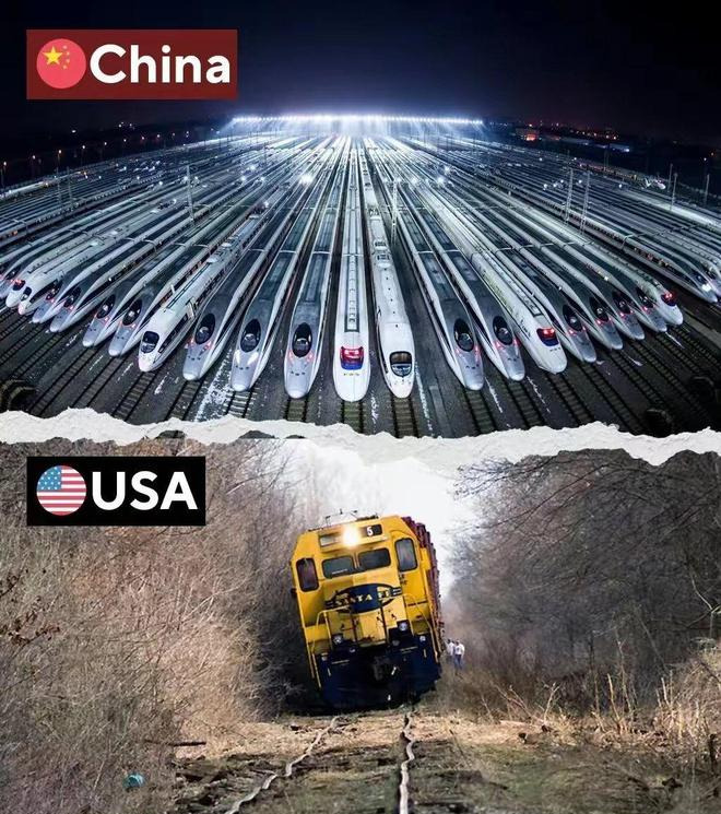 中国高铁远超美国铁路











美国人坐火车真是让人捏一把汗！他们那