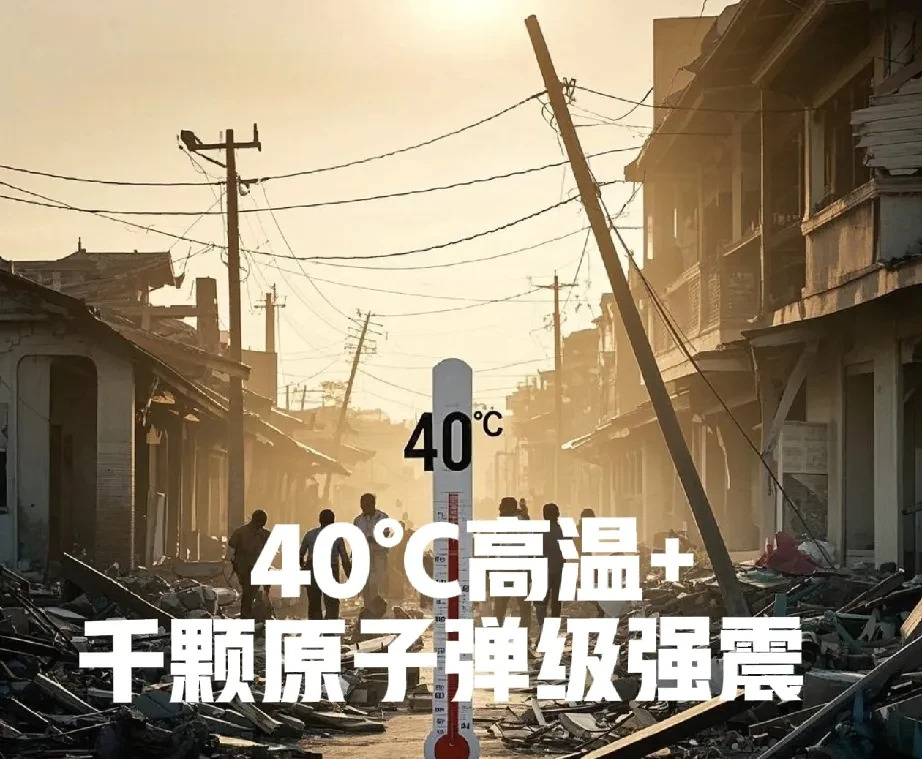 缅甸震后高温更可怕











天呐！缅甸地震后的高温简直要命！40℃