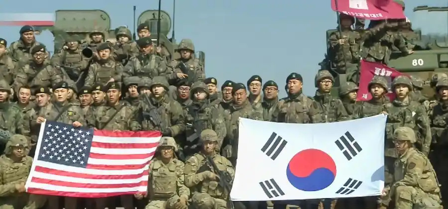 美国大兵在韩国到底干啥用











美国在韩国驻军多达2.8万人，吃