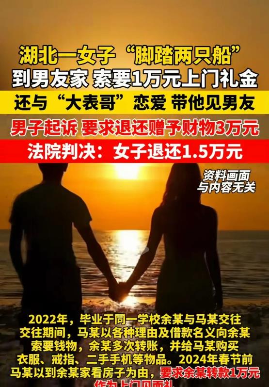太奇葩了！湖北麻城，一男子相亲认识女友后，女友便将男子当“提款机”多次索要财物，