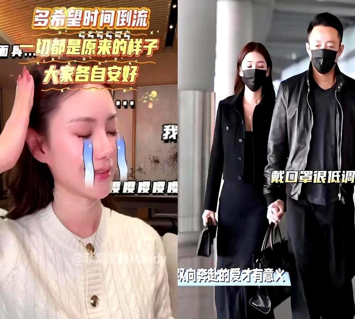 昨晚直播镜头前，马筱梅突然摘下耳麦转身擦泪的瞬间，直接把粉丝看懵了。
平时总爱和