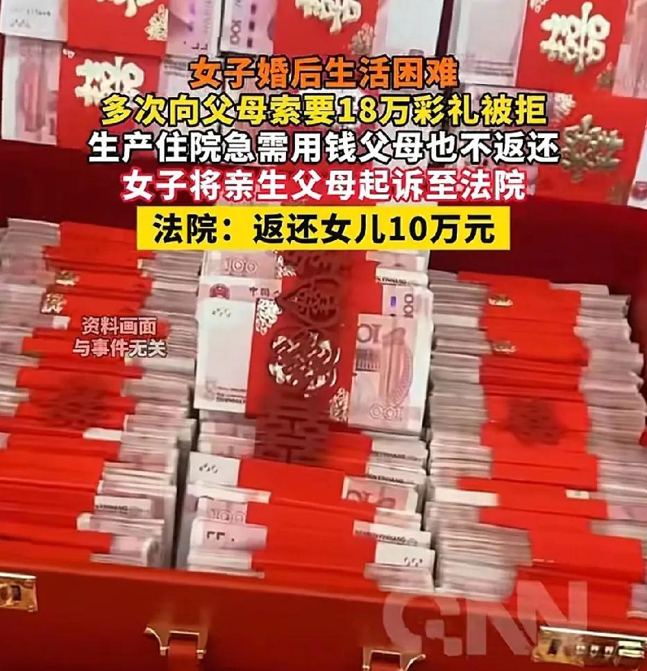 浙江台州，女子跟男友订婚，女子的父母收了男方18万彩礼，却未置办婚宴，没有嫁妆。