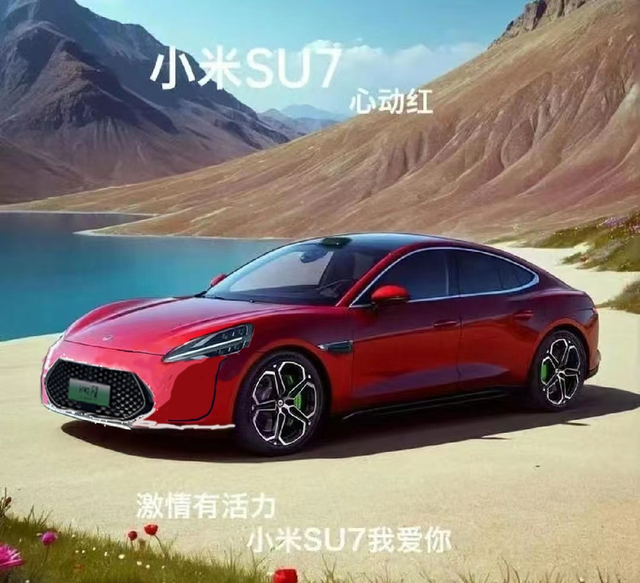 感觉小米su7哪都好，前脸太像个老鼠头了
这个本人按照自己审美手改的，不知道大家