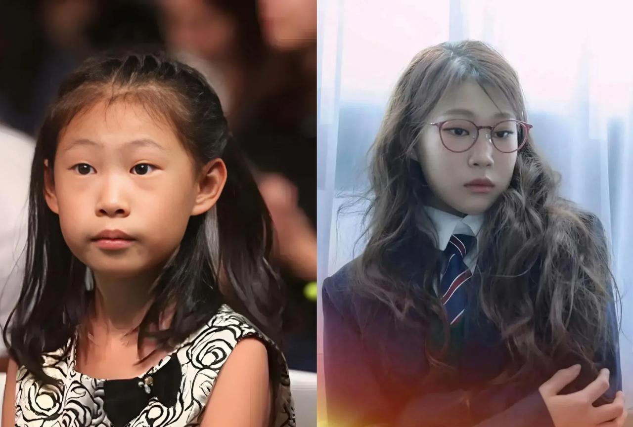 小沈阳的女儿变化好大，大家还能认得出吗？
左边是她小时候的照片，右边是她在韩国出