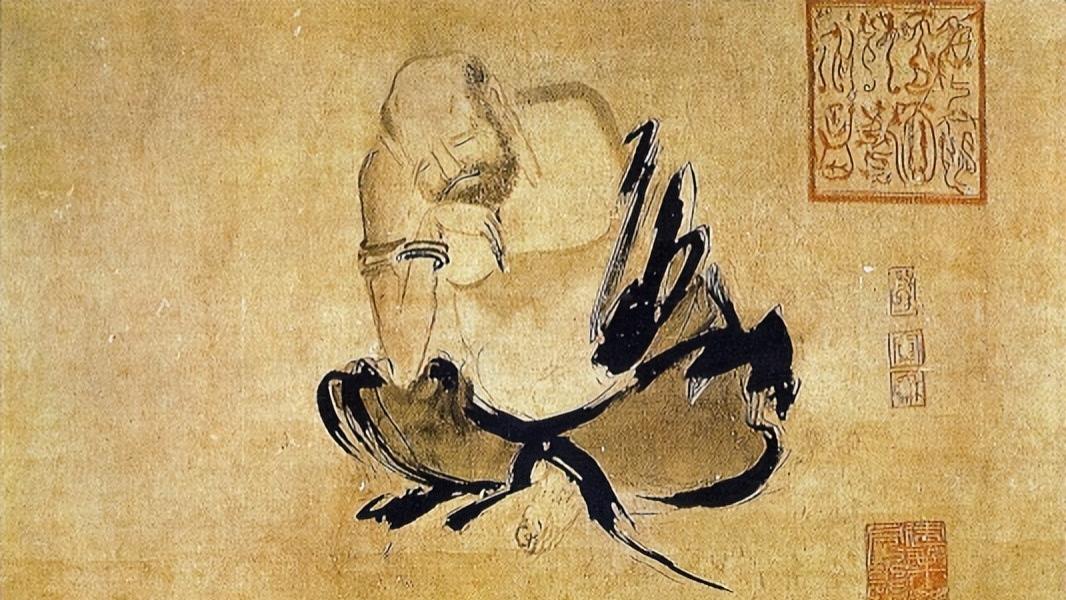石恪的《二祖调心图》拥有独特的艺术风格和深邃的禅意内涵