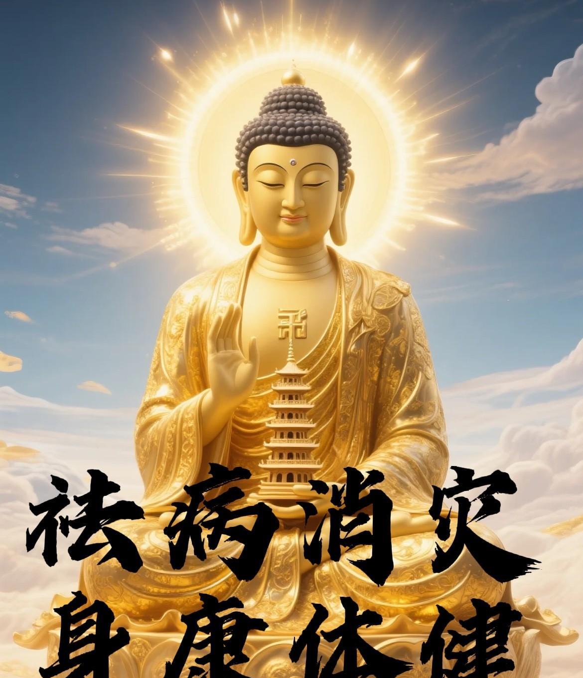 许下“祛病消灾，身康体健”！
愿药师佛琉璃圣光遍照周身，化病痛为晨露，融阴霾于朝
