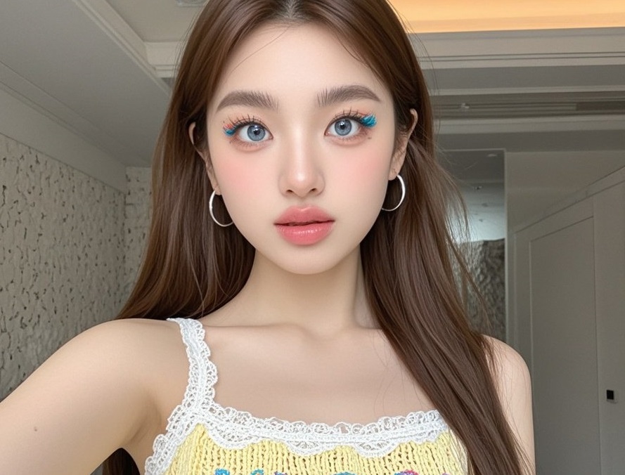 网红小姐姐的颜值 教科书级别的盛世美颜