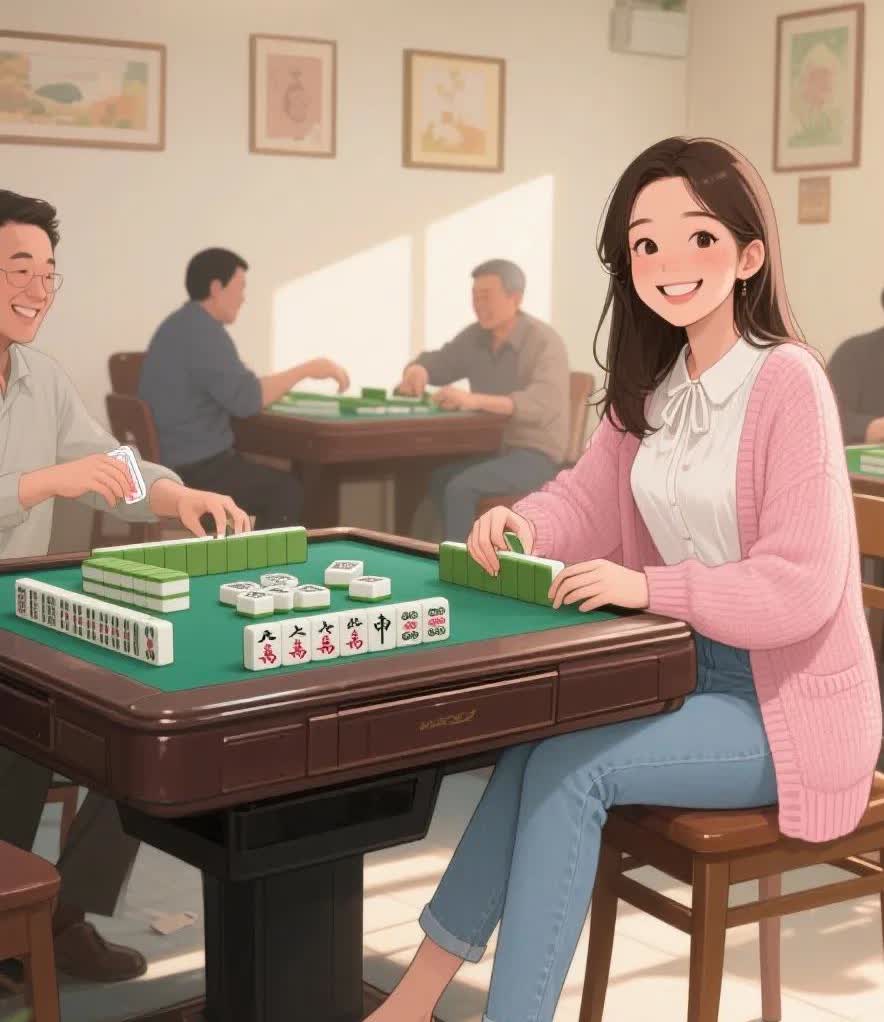 发现了没有
常打麻将的人里
有群人特有意思

他赢了不飘 输了也不恼
