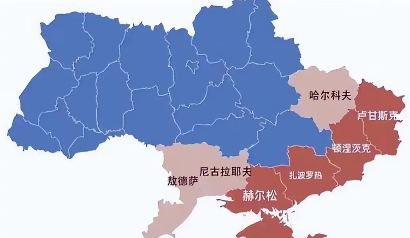 按照美国分区管控的意见，英法将得到乌克兰西部。起初我不理解，当我知道乌克兰西部有