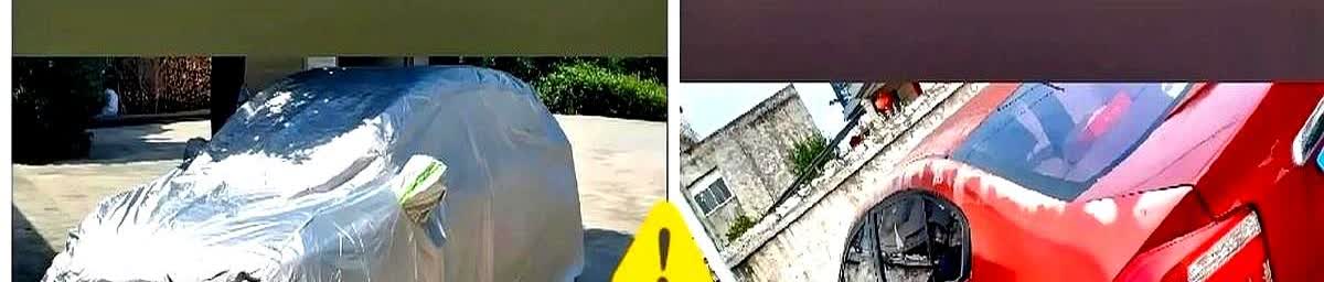 好心疼！

怕车子晒坏，买了个车罩盖上，没想到下了一场雨，等再用车时，打开一