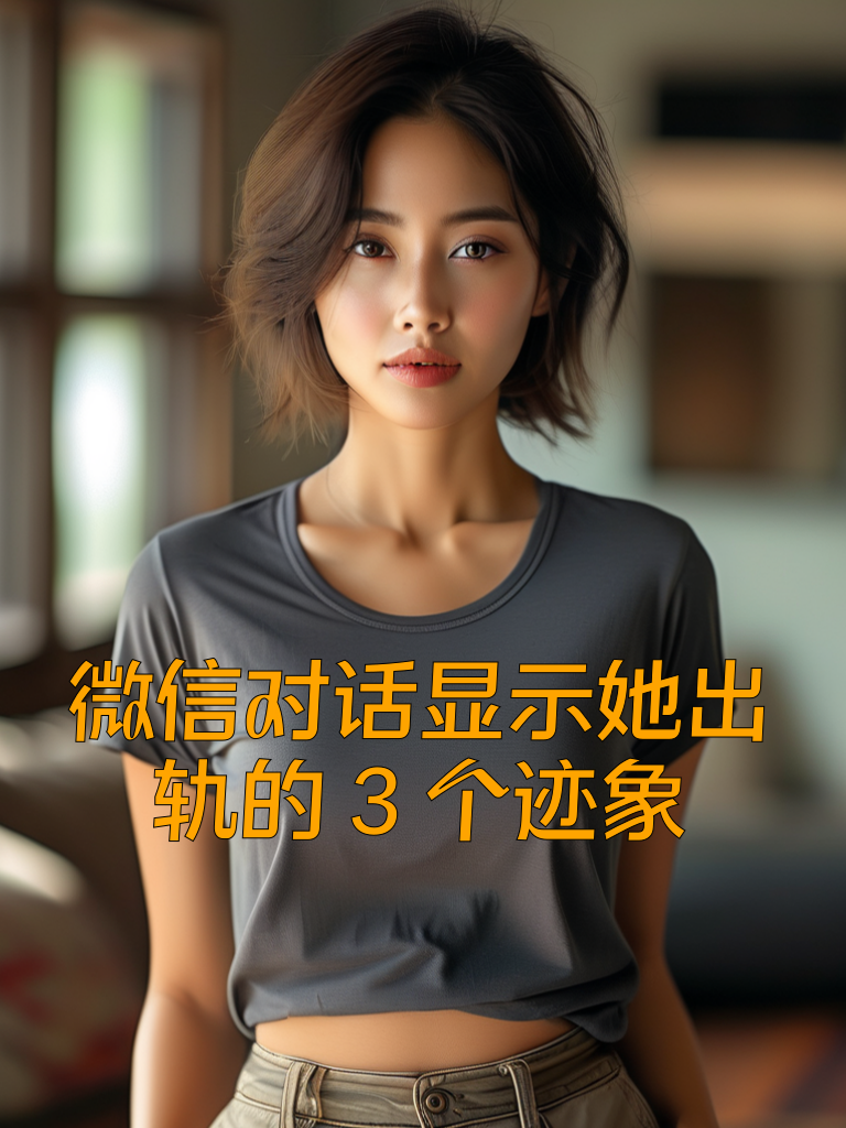 微信对话显示她出轨的3个迹象