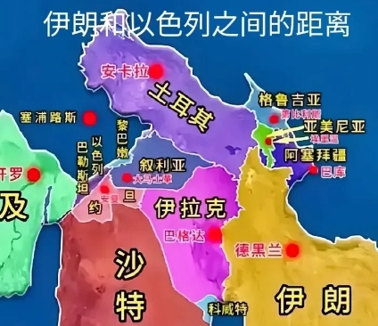 伊朗本来和以色列相隔上千公里，以空军要打伊朗，真不是件容易事。
阿萨德政权垮台后