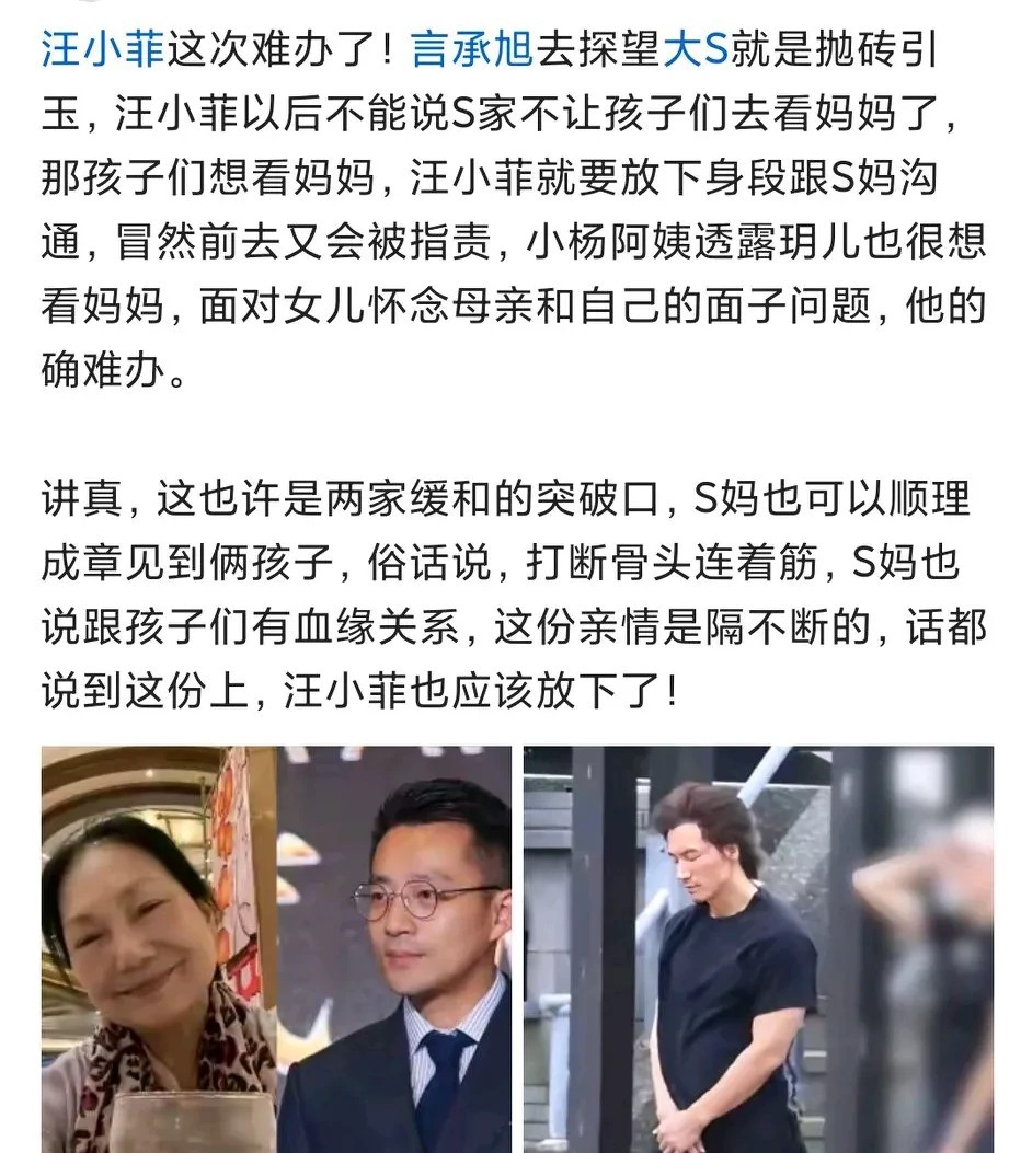 汪小菲什么时候带玥儿姐弟探望大S，
有网友发出疑问，
现如今，
大S墓地已