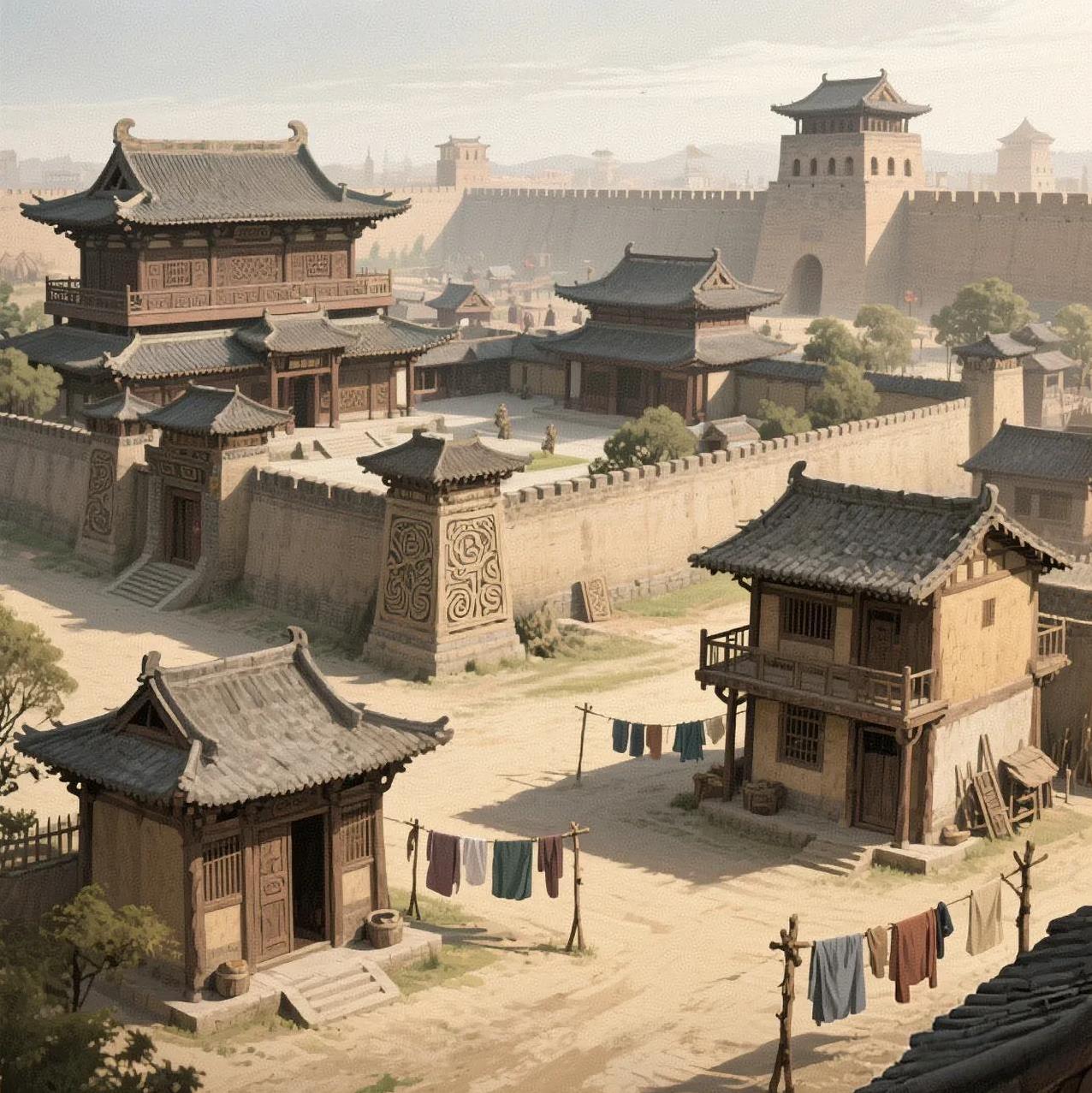 每日一个历史小知识
一、建筑技术
◇ 西周：夯土+木构为主，茅草屋顶，少量陶瓦，
