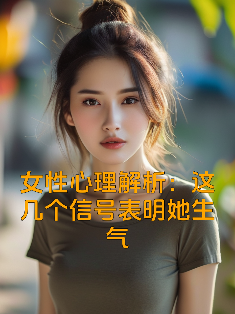 女性心理解析：这几个信号表明她生气
