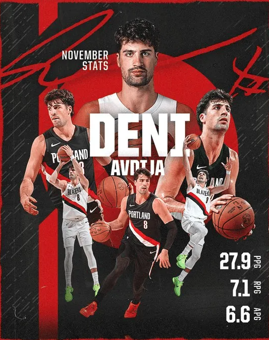 昨日NBA杯，开拓者以127-123战胜勇士。
本场比赛，开拓者球员德尼-阿夫迪