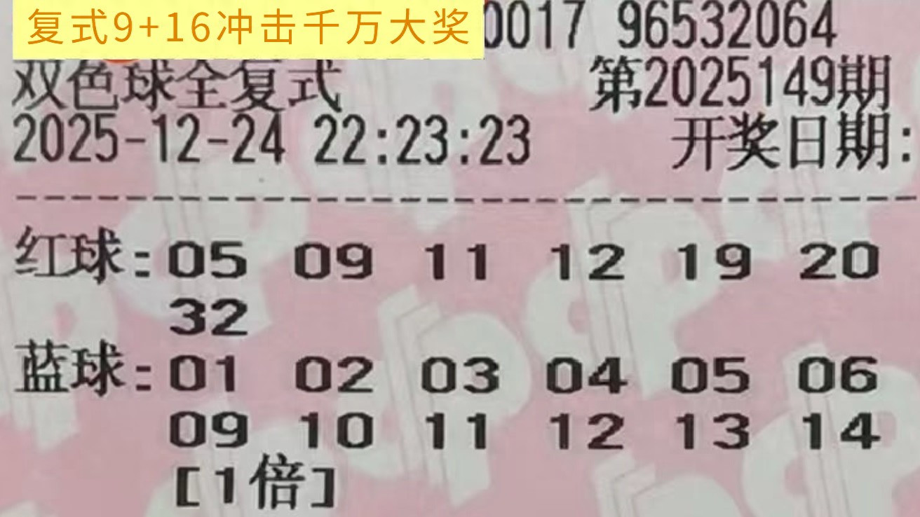 复式和胆拖大票领衔，多张单式票齐聚亮相，赢家会是谁？25149期双色球晒票欣赏
