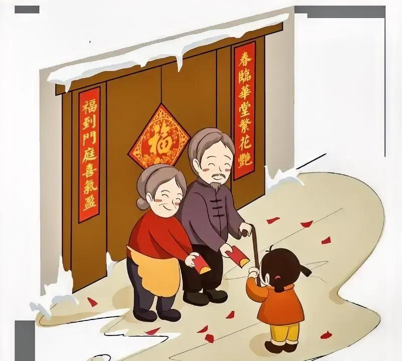 "爷爷奶奶发红包时娃只顾拆钱不道谢？别急着批评！[偷笑] 其实3岁前的孩子对‘谢