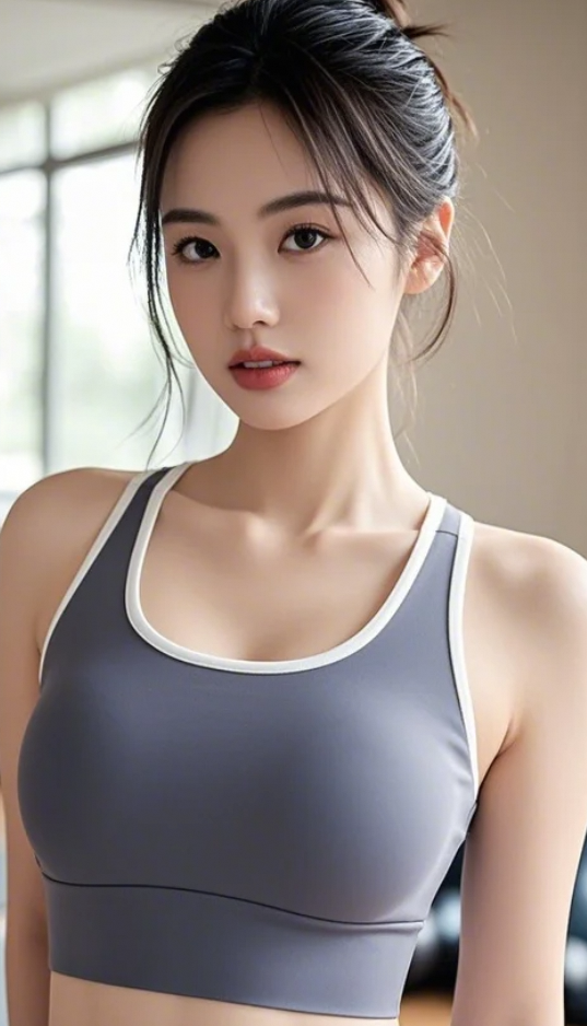 咔嚓！在瑜伽馆定格，元气少女活力出击！