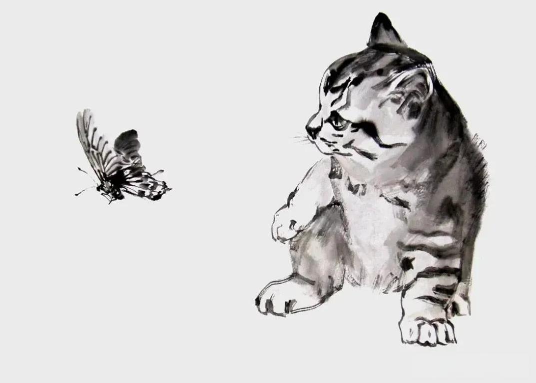 画个猫娃耍