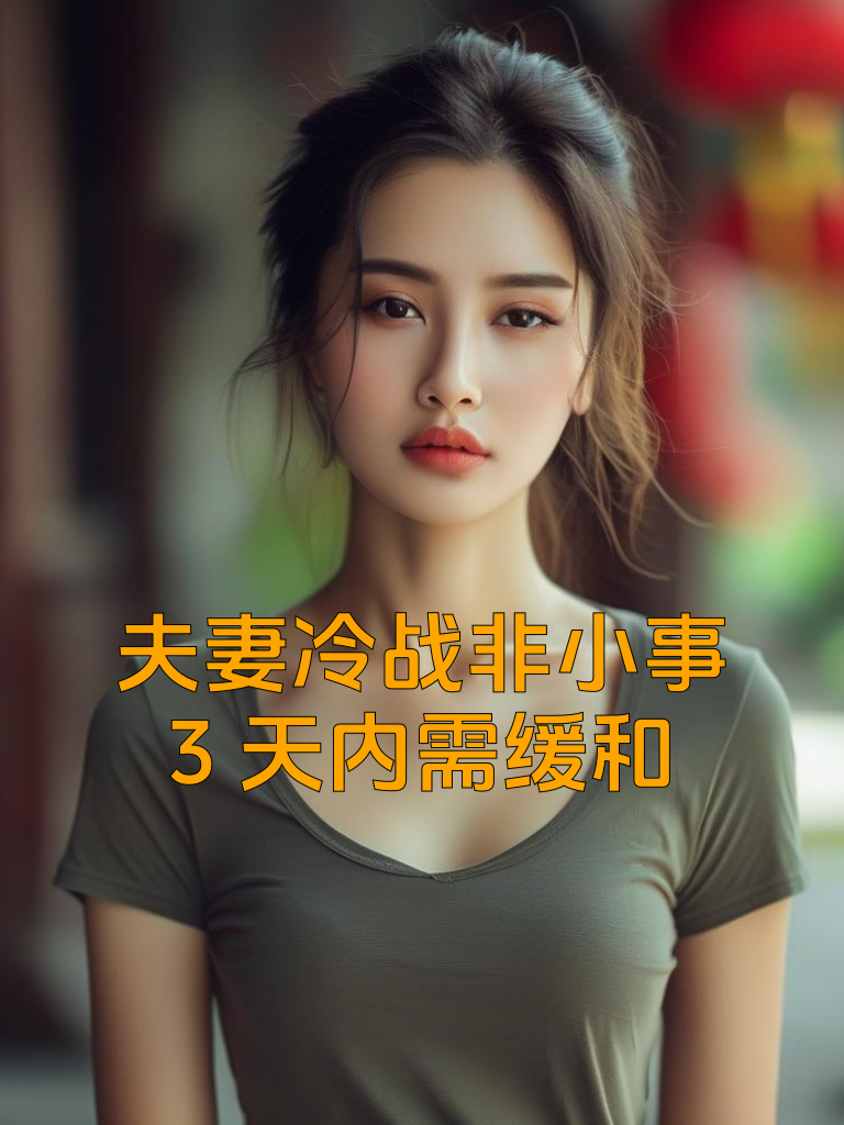 夫妻冷战非小事，3天内需缓和