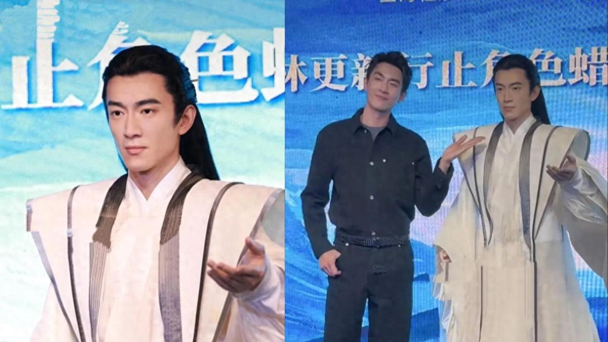 怪不得林更新当众翻脸！把人家蜡像做的这么搞笑 好像杨子