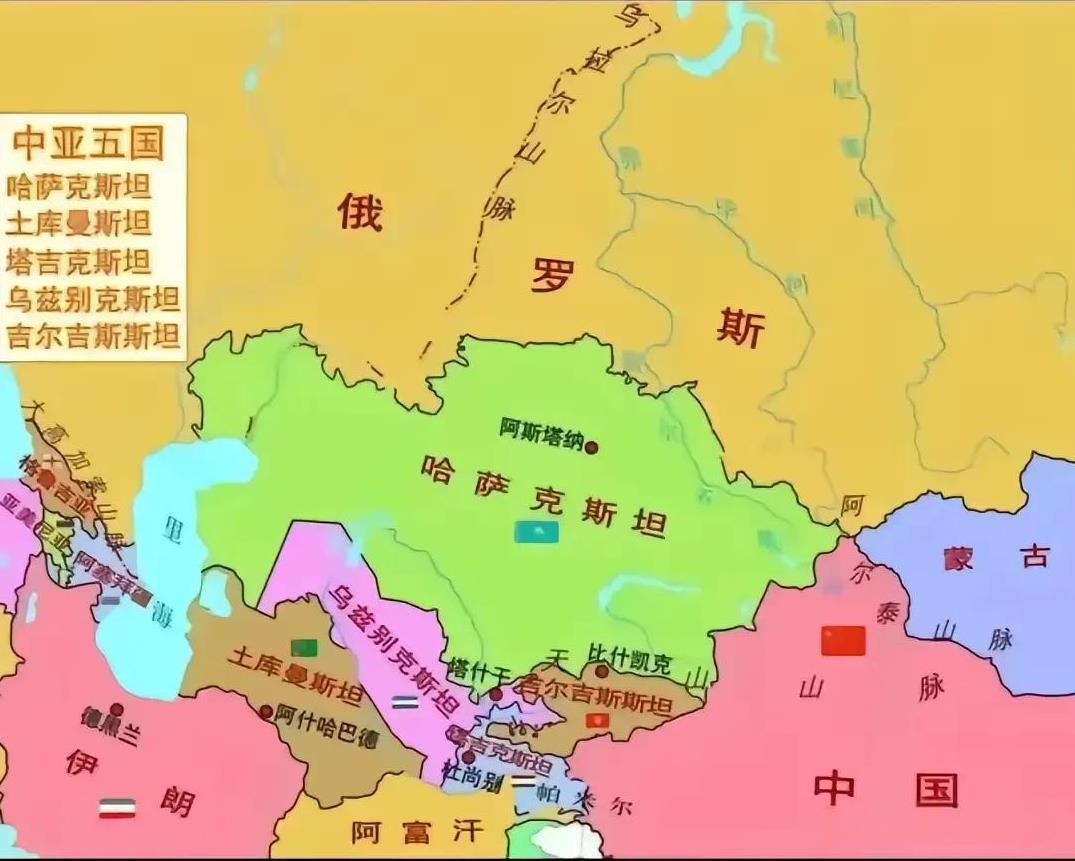 我国与中亚五国共同签署永久睦邻友好合作条约。
稳定大西北，开发大西北，意义巨大。