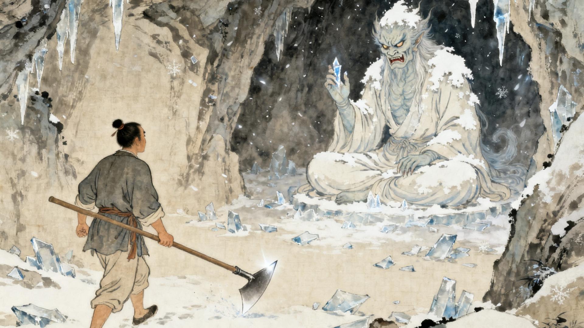 民间故事：樵夫救狐反被关，公主抢功闹笑话 —— 东海龙王的 “笨礼物”，却暖了半座山