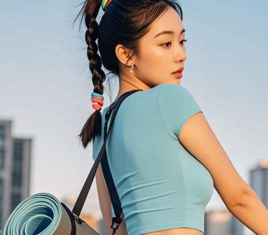 娇俏佳人普拉提塑形，腰臀比例惊艳众人眼！