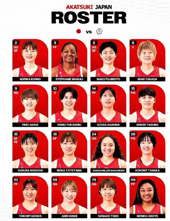 日本女篮携 97 分狂胜来袭，CCTV5 直播中国女篮与日本女篮热身赛！