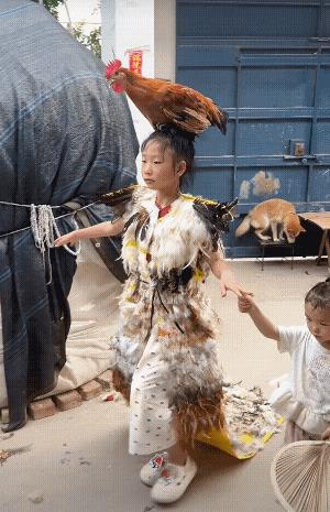 头戴凤冠，身穿龙袍，哮天犬为将![赞][玫瑰][大笑]