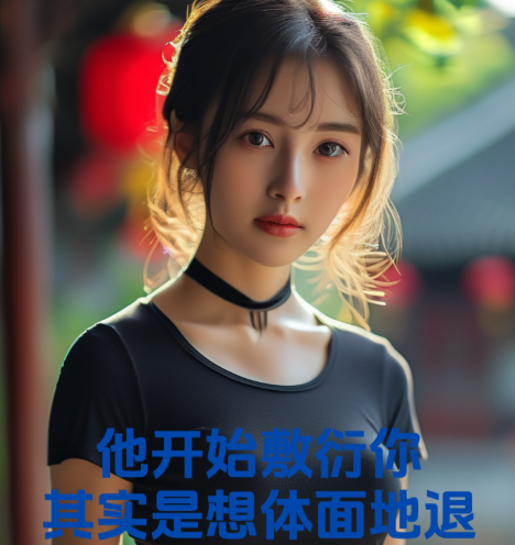 他开始敷衍你，其实是想体面地退出