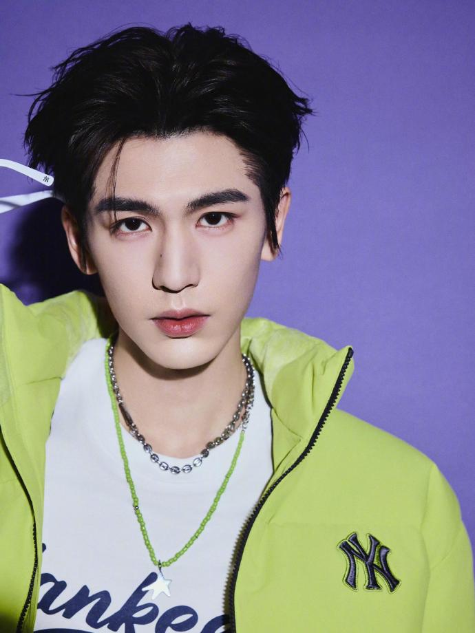 张凌赫冬日青苹果系男大

张凌赫MLB造型，身着MLB绿色棉服，搭配清爽大背头，