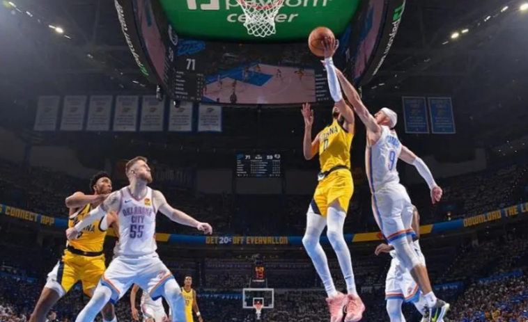 痛失天王山！卡莱尔暴怒，NBA总决赛G5，步行者在面对雷霆的挑战中，虽然奋力追赶