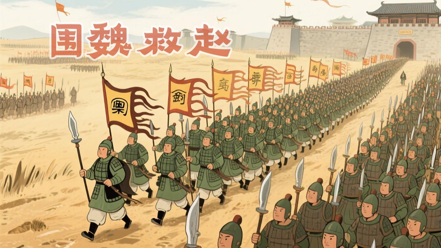 围魏救赵：2000年前的"反卷神操作"，教你如何优雅地“抄后路”