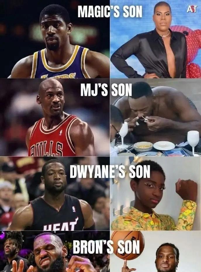 NBA：别对布朗尼要求太高了，你看看其他的儿子……