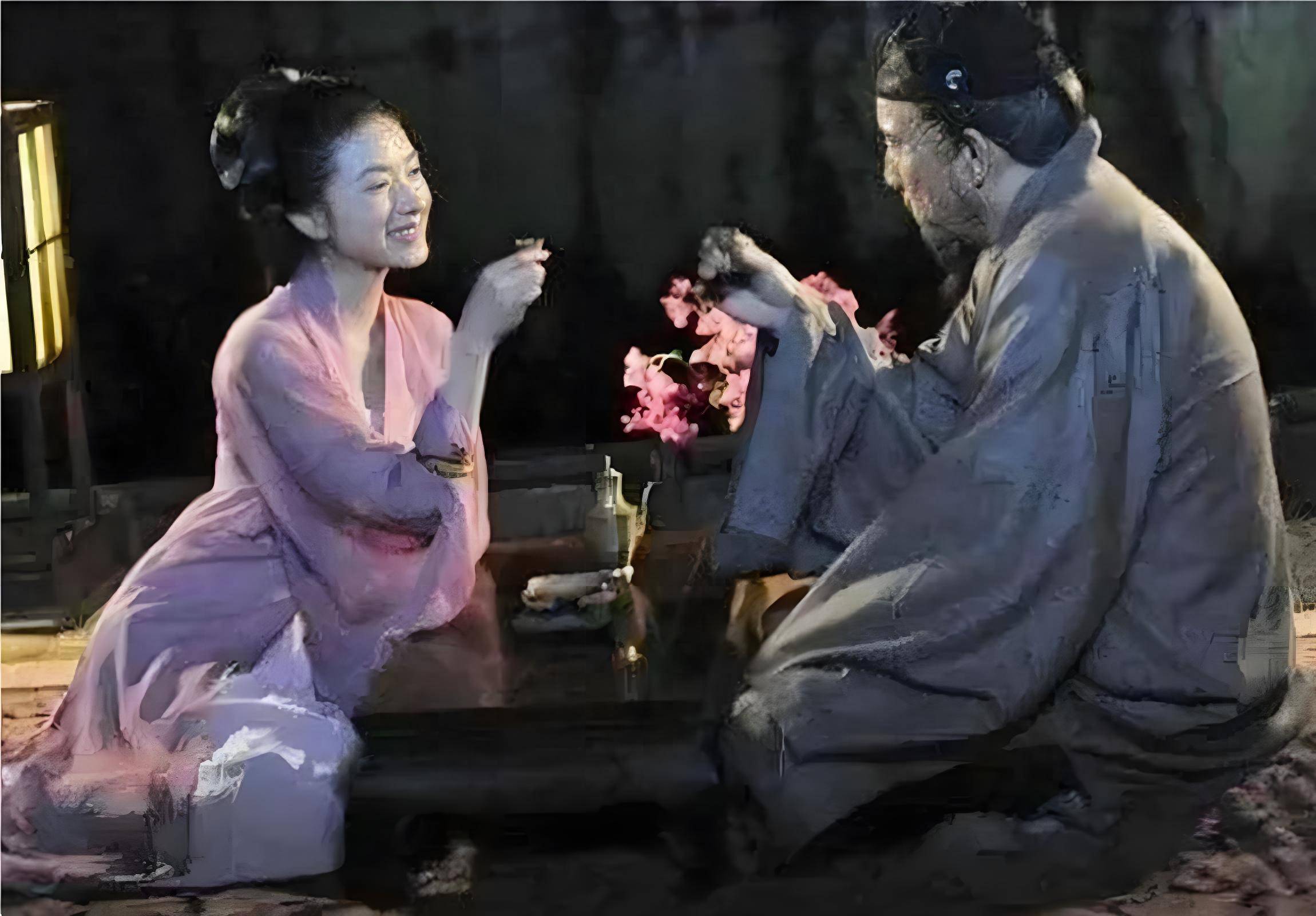公元1037年，47岁的范仲淹被贬鄱阳湖，心情郁闷，就闲逛到一家青楼，说：“找个