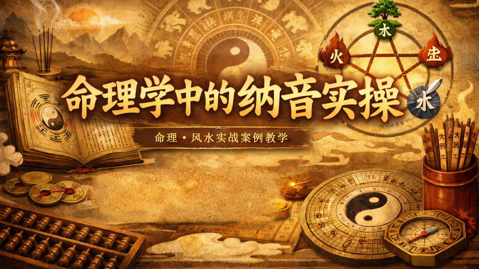 【无保留】命理学中的纳音实操