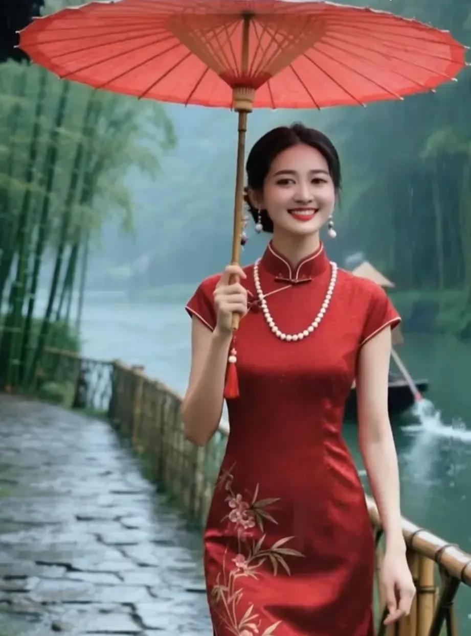 金风玉露撒人间，
清新凉爽竹林边。
青石板上滴答唱，
………………
心相伴，情丝