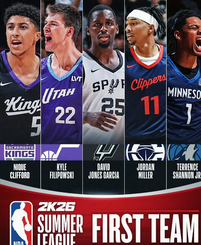 还不够格！杨瀚森没能入选夏季联赛最佳阵容

NBA官方公布夏季联赛最佳阵容一阵二