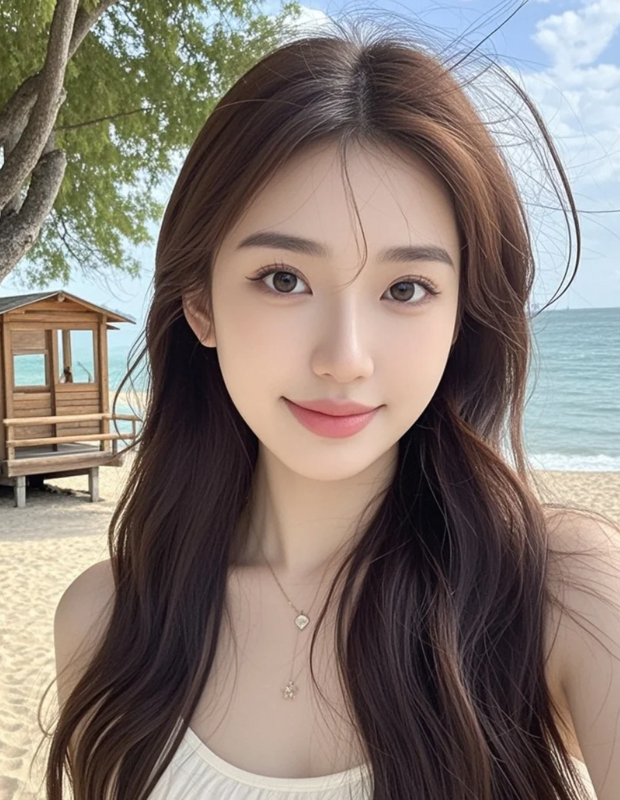这张自拍里，藏了我对夏日最深的眷恋，你看出来了吗？