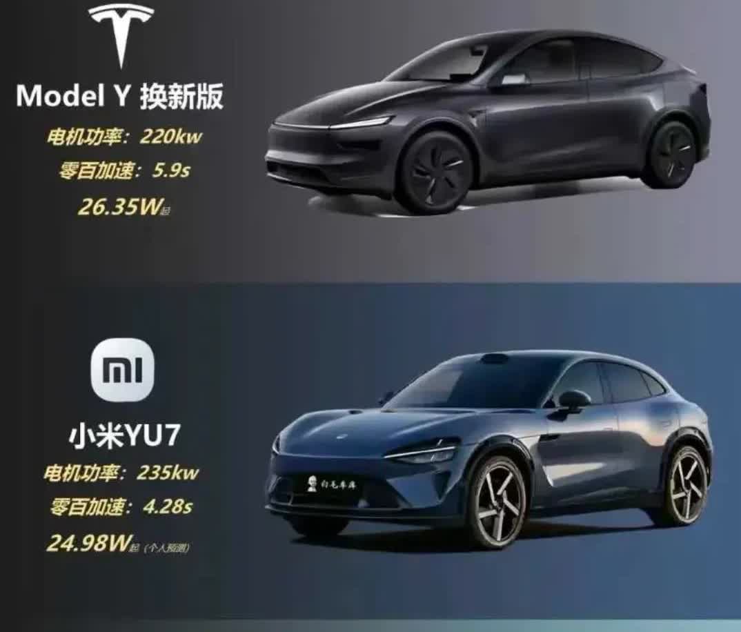 特斯拉model Y，小米YU7，理想L6这三款车都购买热度最好新能源SUV。
