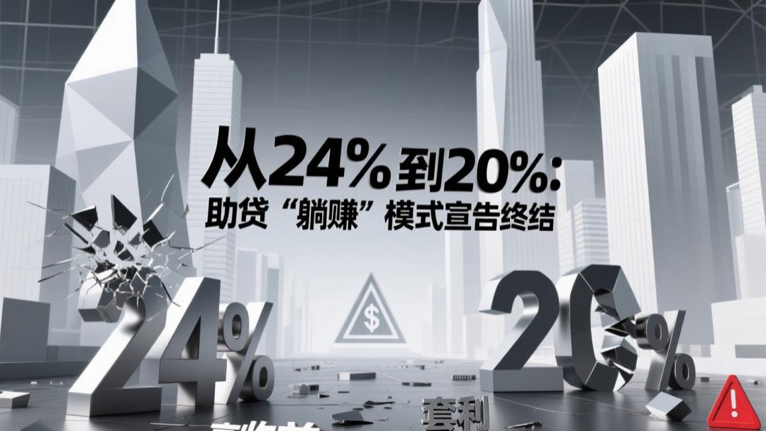 从24%到20%：监管加压，助贷“躺赚”模式宣告终结