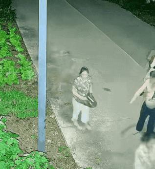 一个放哨、一个割、一个装、一看就是惯偷……