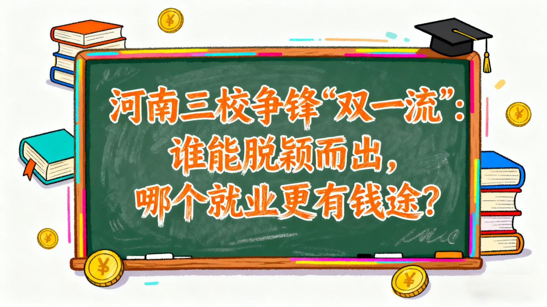 河南三校争锋“双一流”：谁能脱颖而出，哪个就业更有钱途？