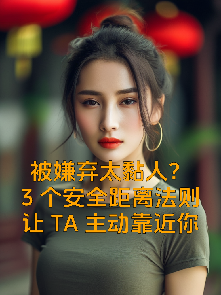 被嫌弃'太黏人'？3个安全距离法则让TA主动靠近你