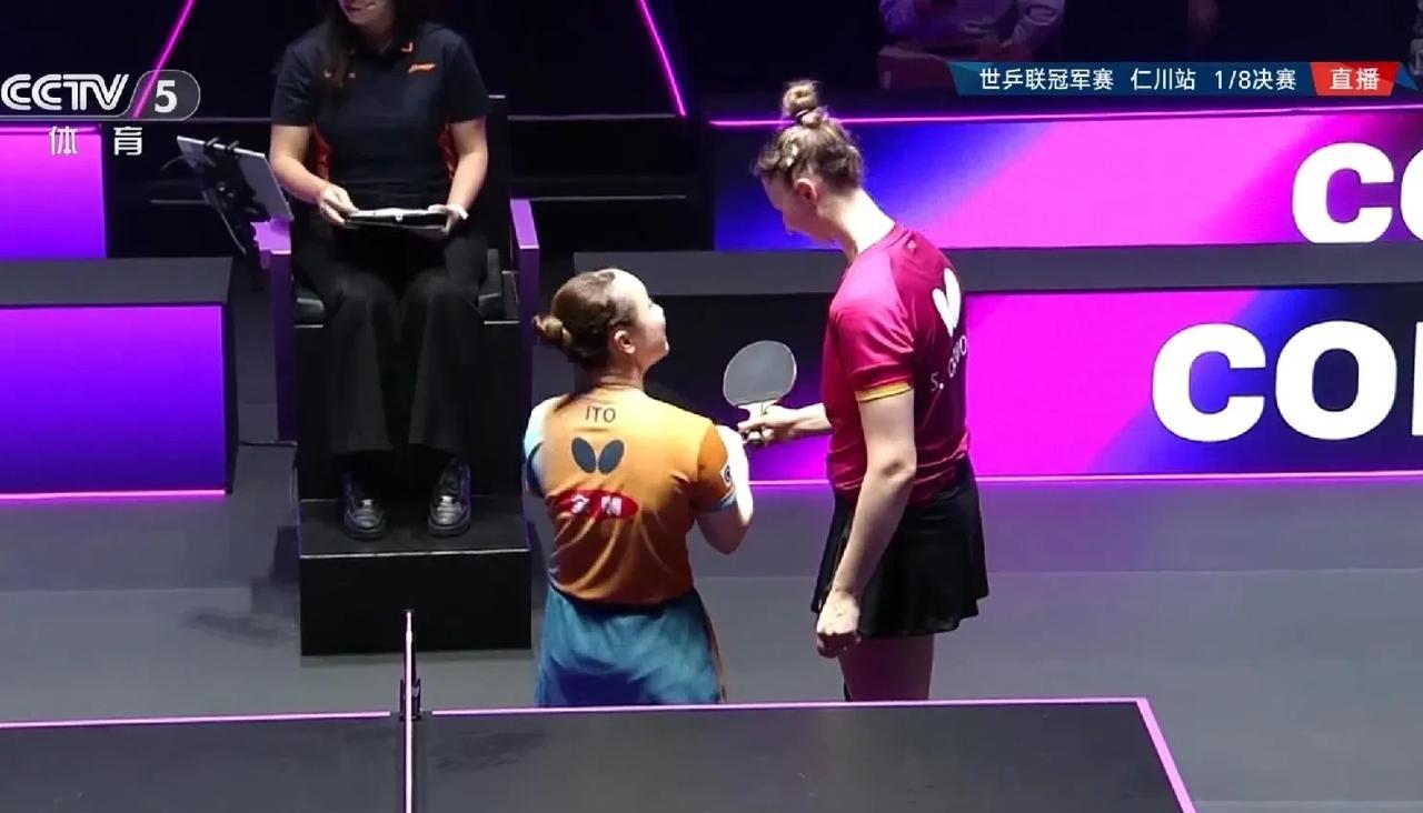 伊藤美诚没啥悬念3-0赢了波尔卡诺娃，伊藤美诚晋级仁川冠军赛八强了！
◆上一场球